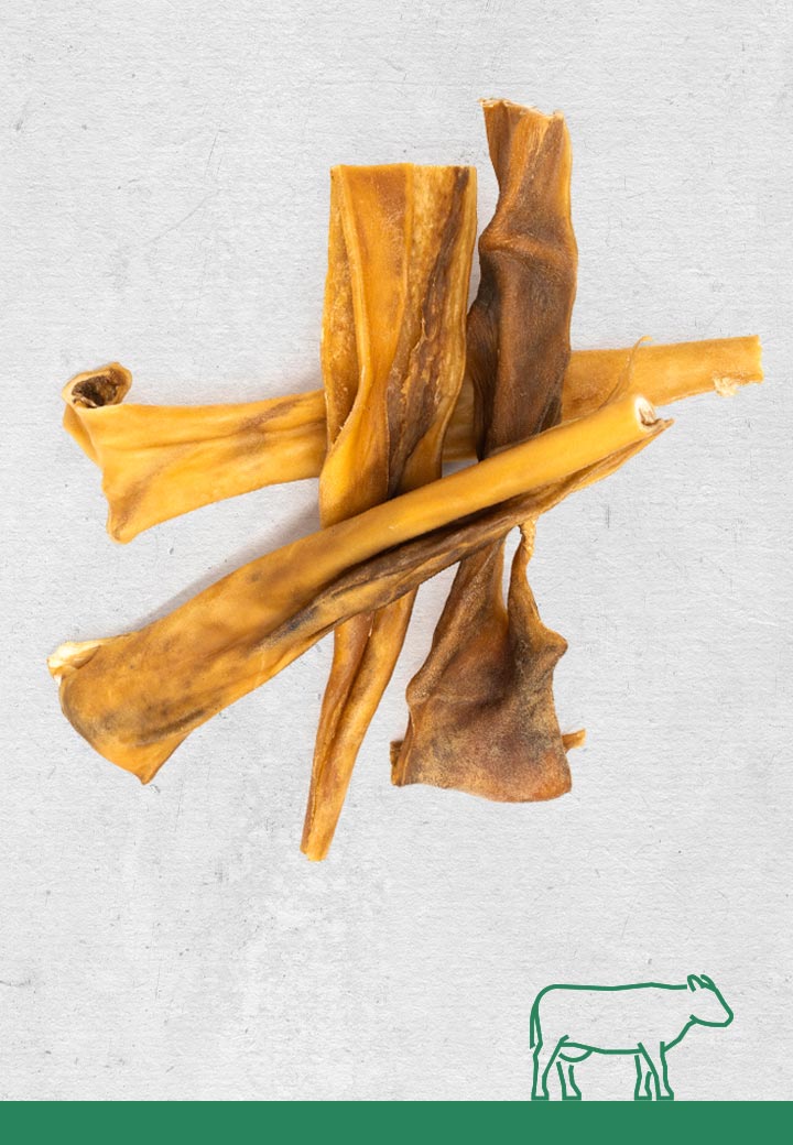 Beef hide strips XL, 500g Beef Single protein selection For dogs