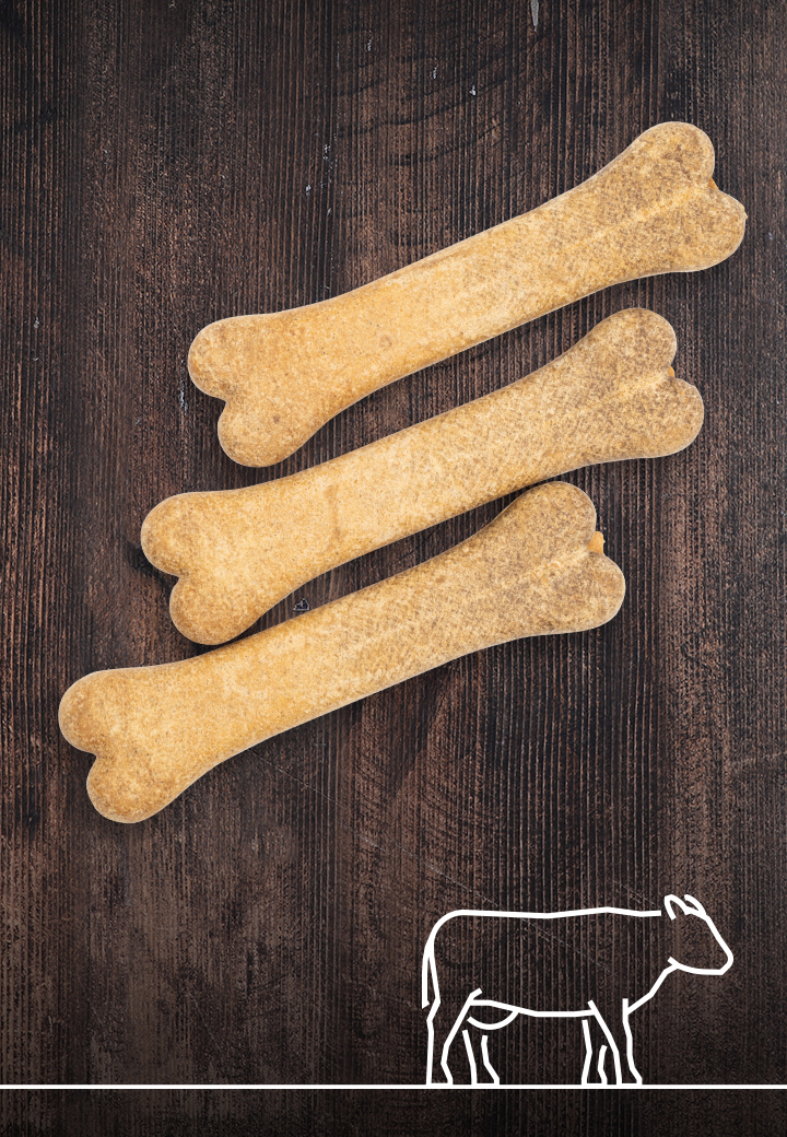 Beef bones, 3 pcs.  12 cm, 15 cm