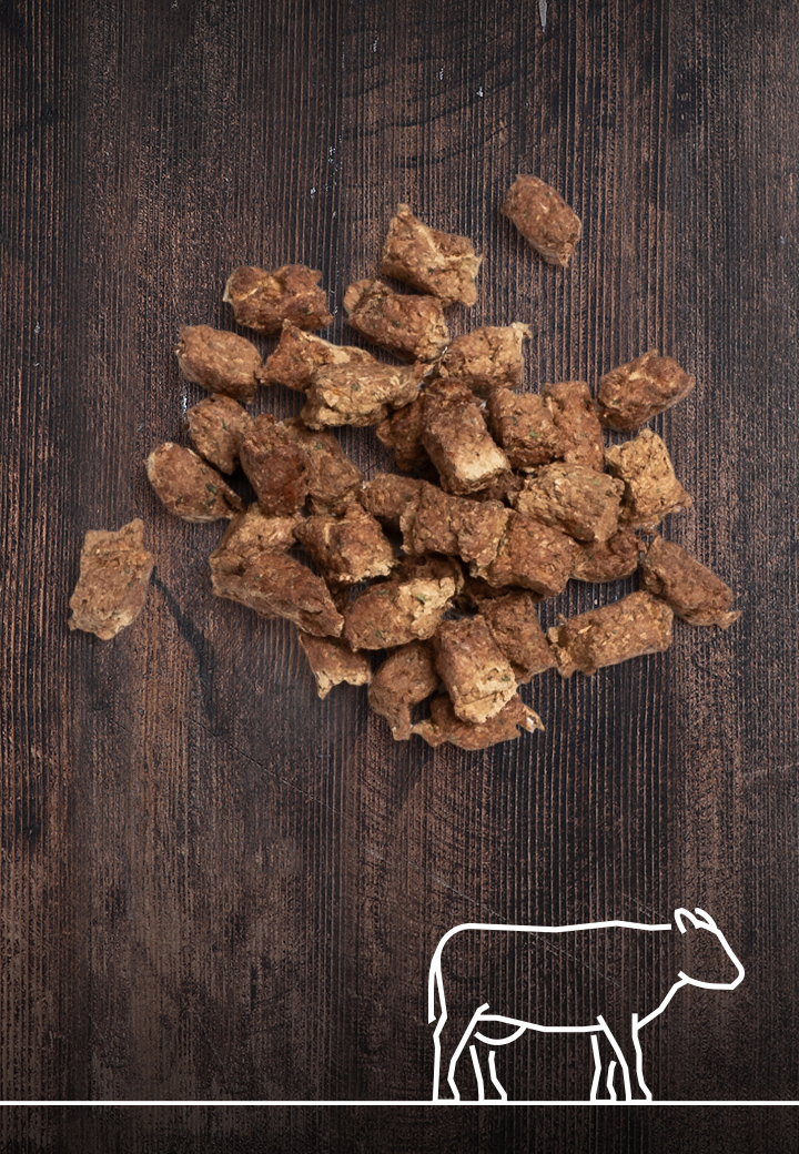 Beef crunchies, 100g