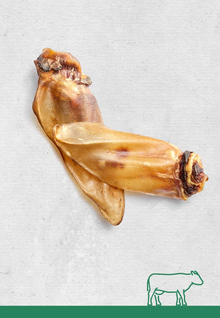 Beef ears with cartilage, 3 pcs.