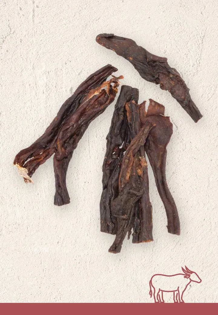 Buffalo meat strips, 250g