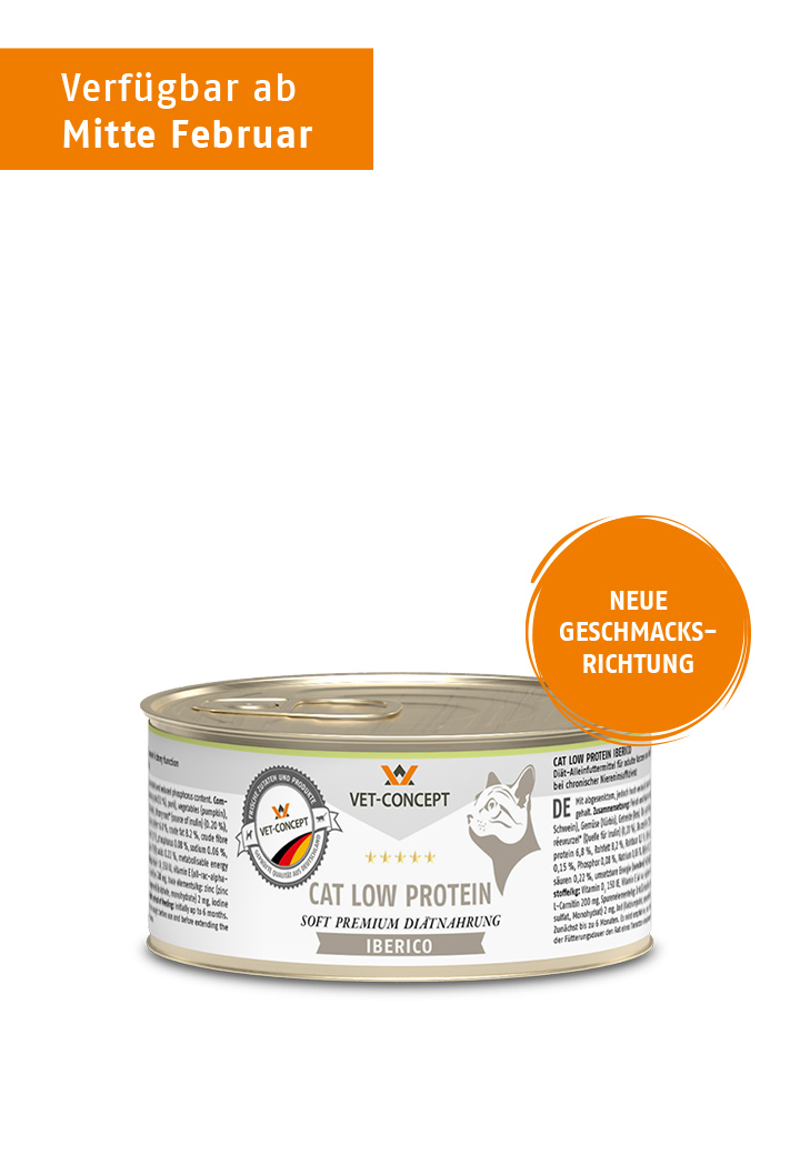 Cat menu Low Protein Iberico