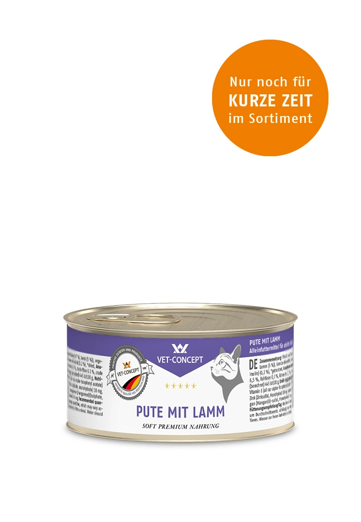 Cat menu - Turkey with lamb