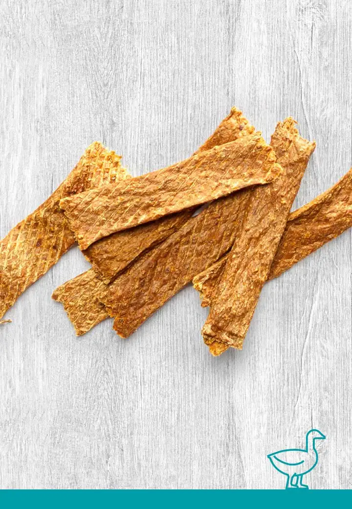 Chews strips duck, 100g, 200g