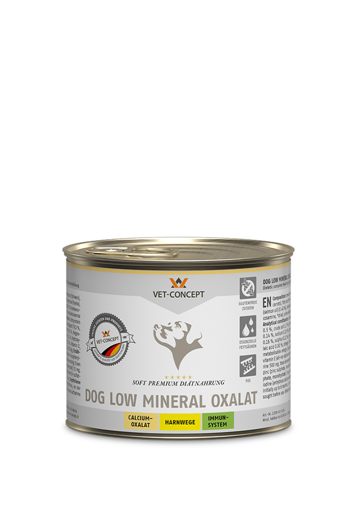 Dog Menu Low Mineral Oxalat