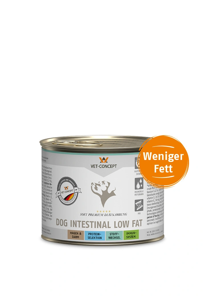 Dog menu Intestinal Low Fat