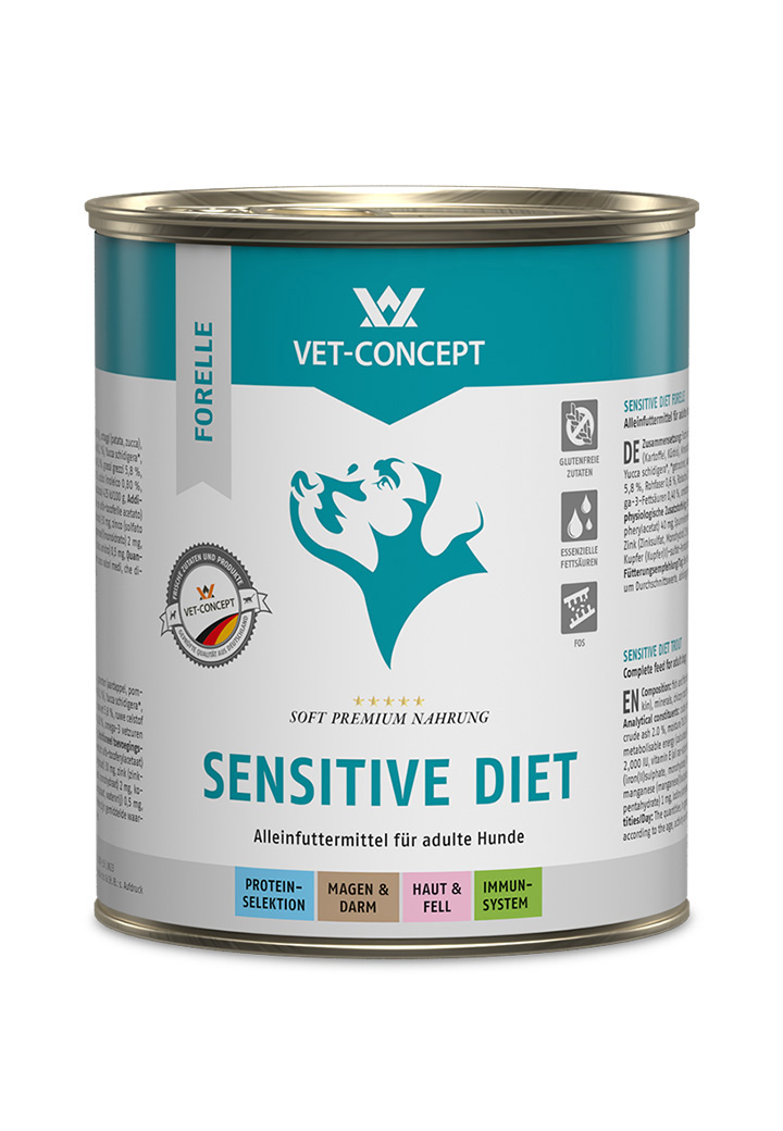 Dog menu - Sensitive Diet Trout