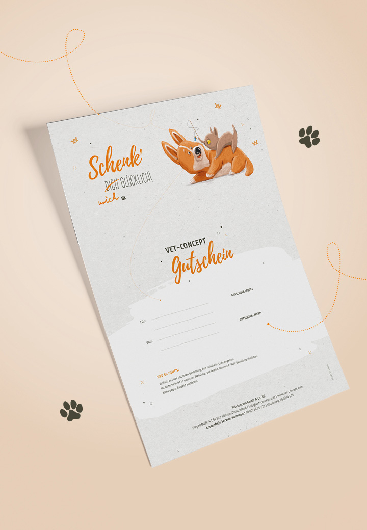 Printed Vet-Concept gift card by mail Picture 2