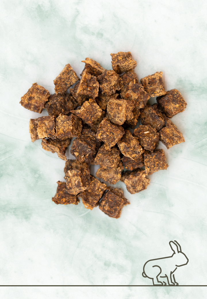 Rabbit cubes, 200g