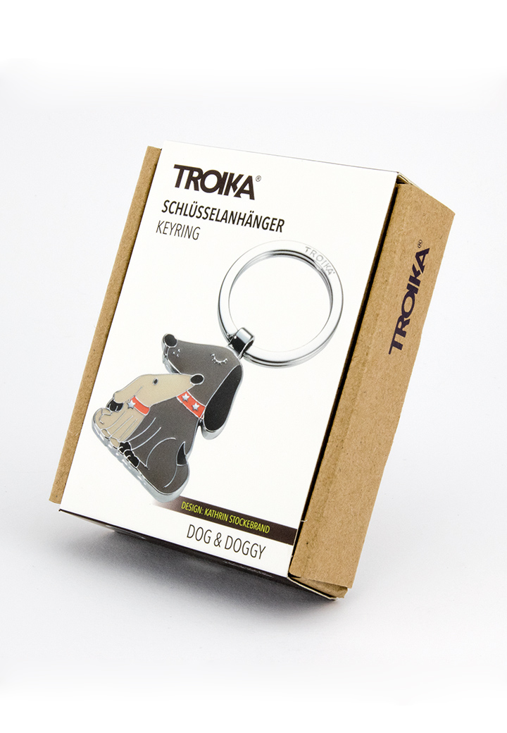Key Ring Dog and Bone