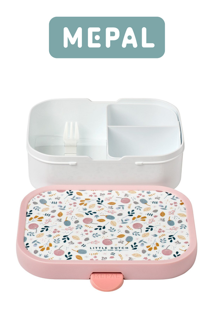 Mepal Campus Set lunch box and pop top bottle Spring Flowers Picture 3