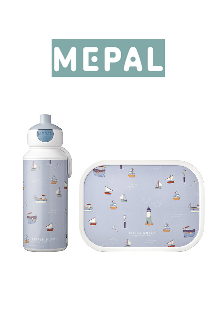 Mepal Campus Set lunch box and pop top bottle Sailors Bay  Picture 2