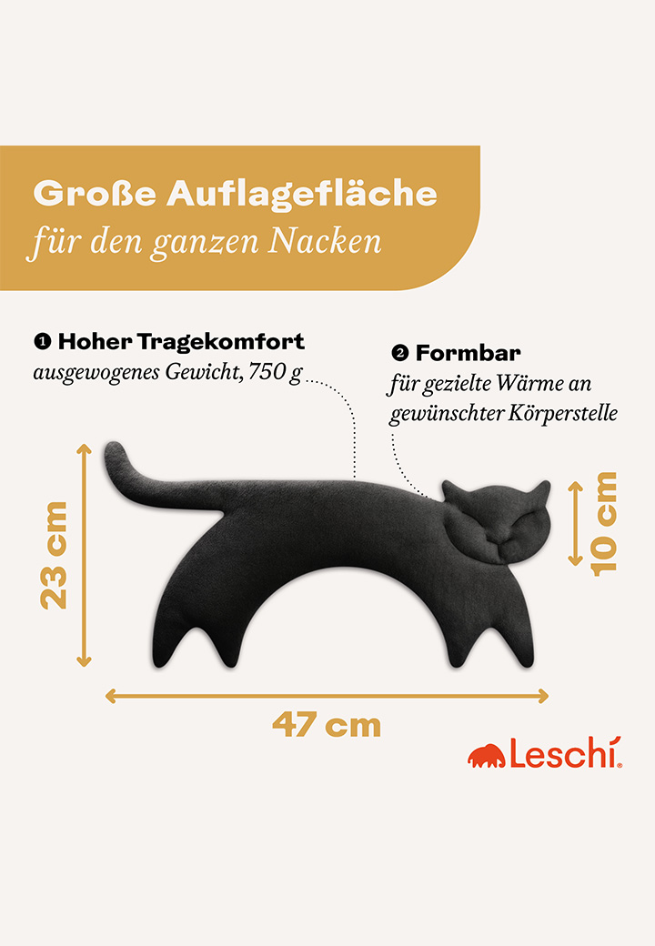 Grain cushion Clara midnight Picture 4