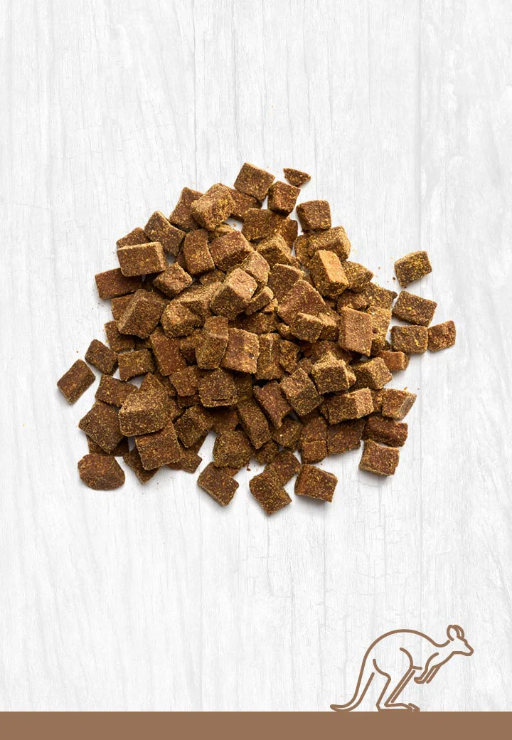Tasty kangaroo meat morsels, 100g, 250g, 1000g
