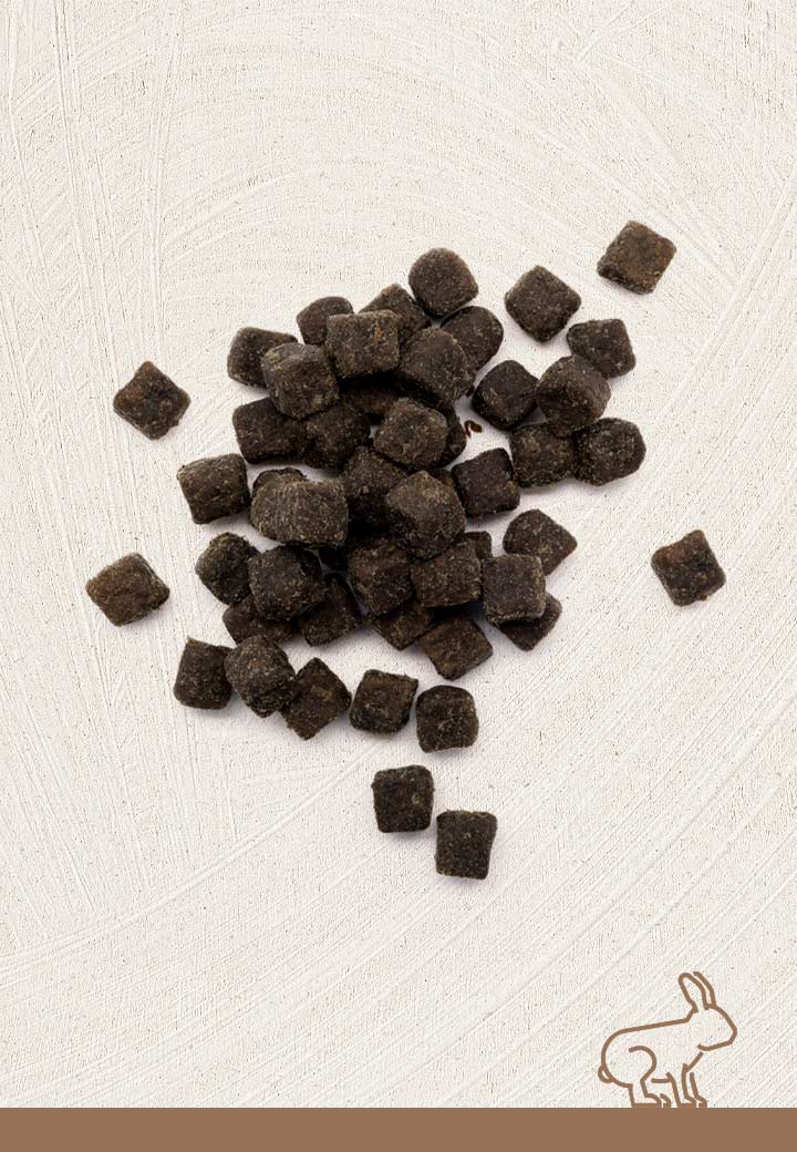 Tasty rabbit meat morsels, 100g, 250g, 1000g