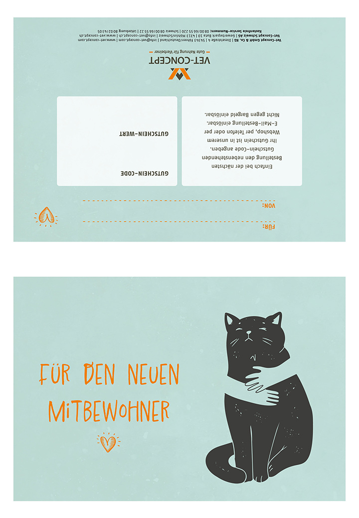 Vet-Concept gift voucher for self-printing