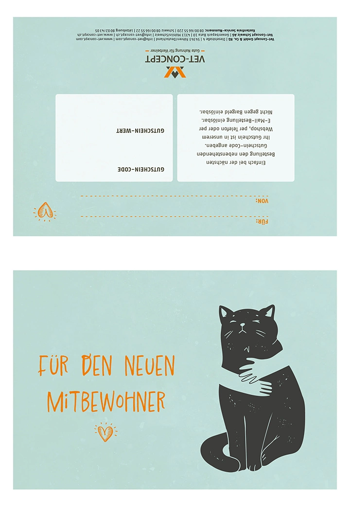 Vet-Concept gift voucher for self-printing
