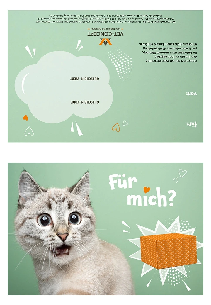 Vet-Concept gift voucher for self-printing