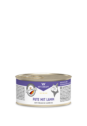 Cat menu - Turkey with lamb