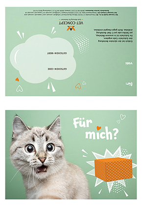 Vet-Concept gift voucher for self-printing