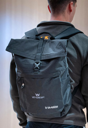 Vet-Concept x Travelite Basic Roll Up Backpack